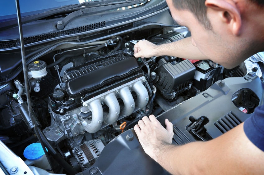 Car engine inspection