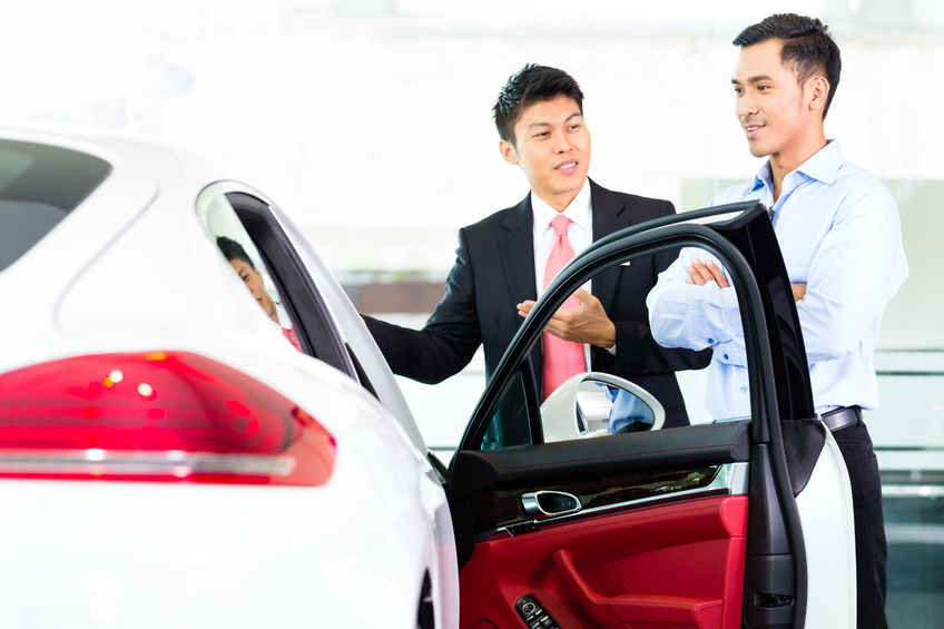 Man Buying Used Car