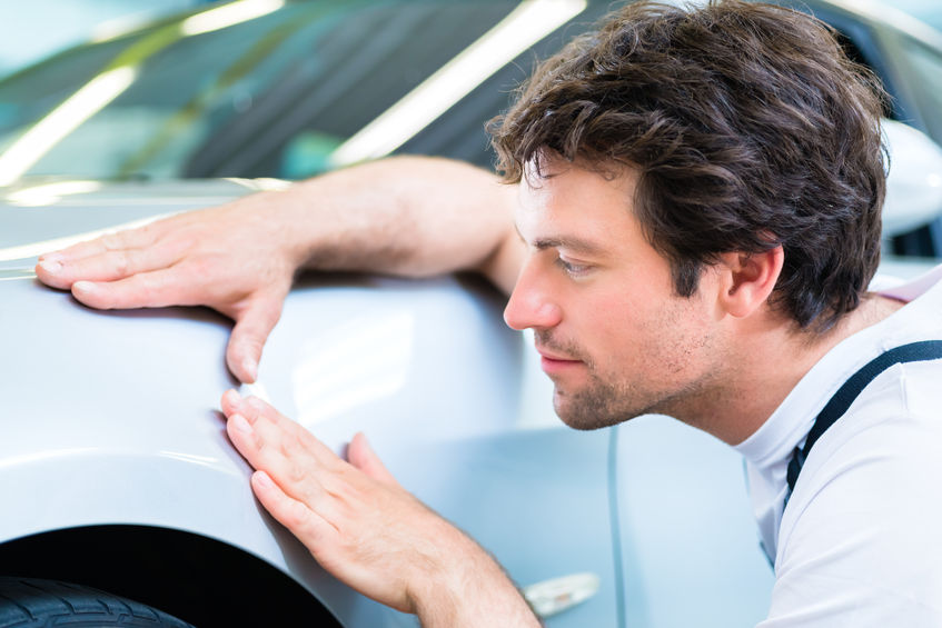 Scratches on your cars paint looking at a used car inspection checklist