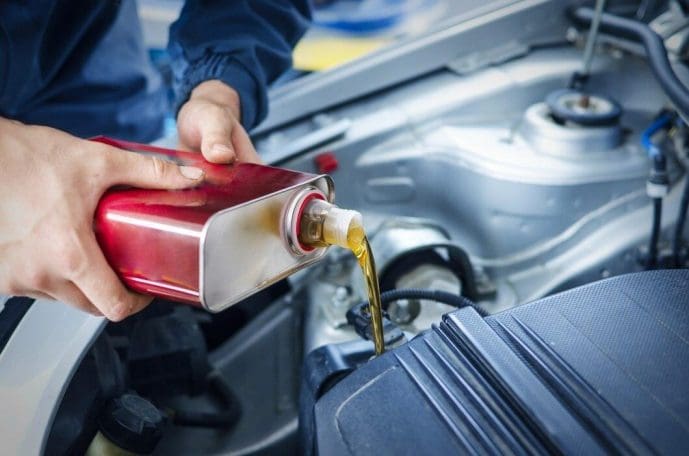 oil change and vehicle inspection